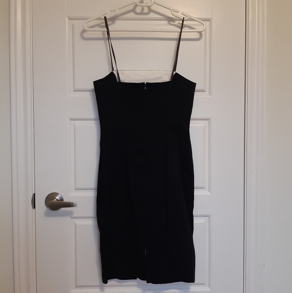 Rare 100% Cotton 2 piece Black and White Halter Dress and Black Jacket Size 5 - Picture 5 of 16